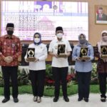 Pj Bupati Bekasi, Dani Ramdan menghadiri Workshop Kolaborasi Pengawasan Desa, di Gedung Wibawa Mukti, Komplek Pemkab Bekasi, Sukamahi, Cikarang Pusat, Rabu (13/07/2022)